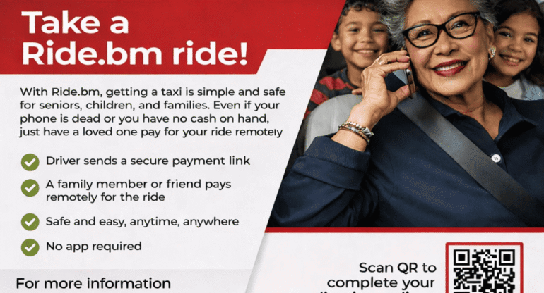 Ride.bm Expands Taxi Access for Seniors, Children & Families